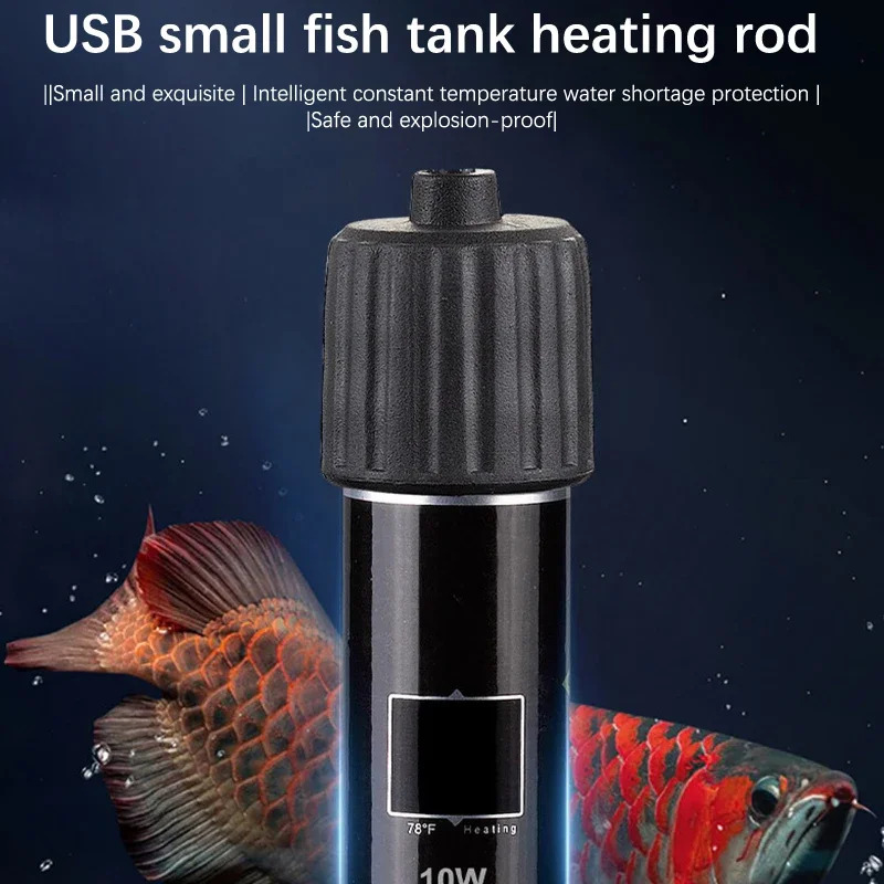 Pet Supplies Fish - Batang Pemanas Akuarium Mini USB, 26