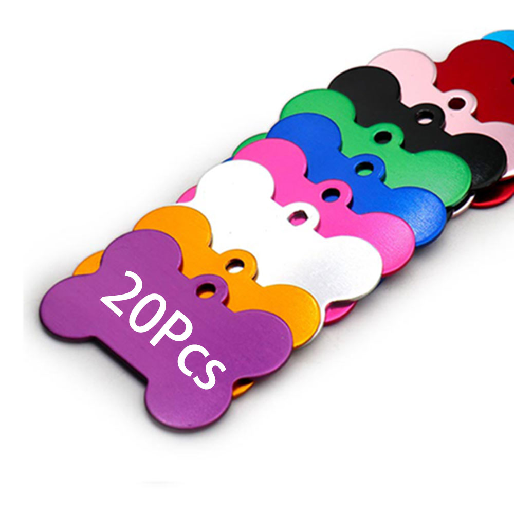 Grosir 20Pcs Tag ID Anjing Kla - Pet Supplies Wholesale ulasan dan harga