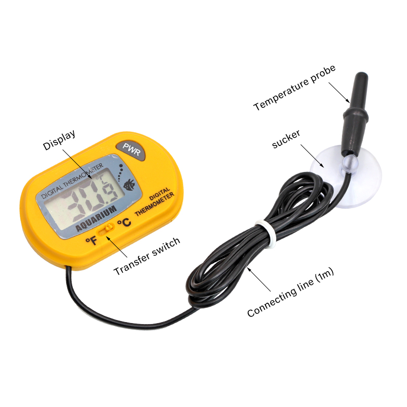Termometer Tangki Ikan LCD Dig - Pet Supplies Fish ulasan dan harga