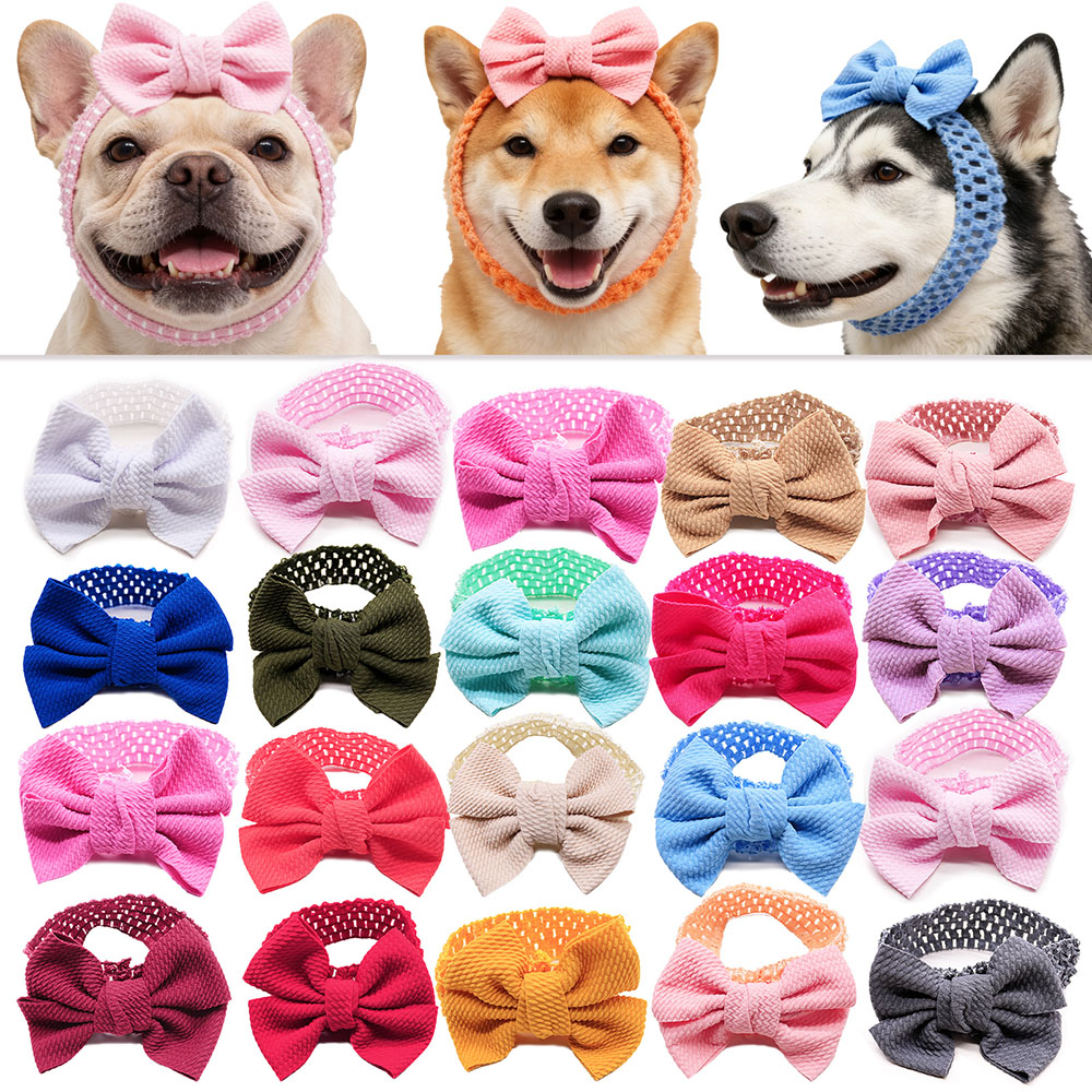 50PCS Pita Rambut Anjing Elast - Pet Supplies Wholesale ulasan dan harga