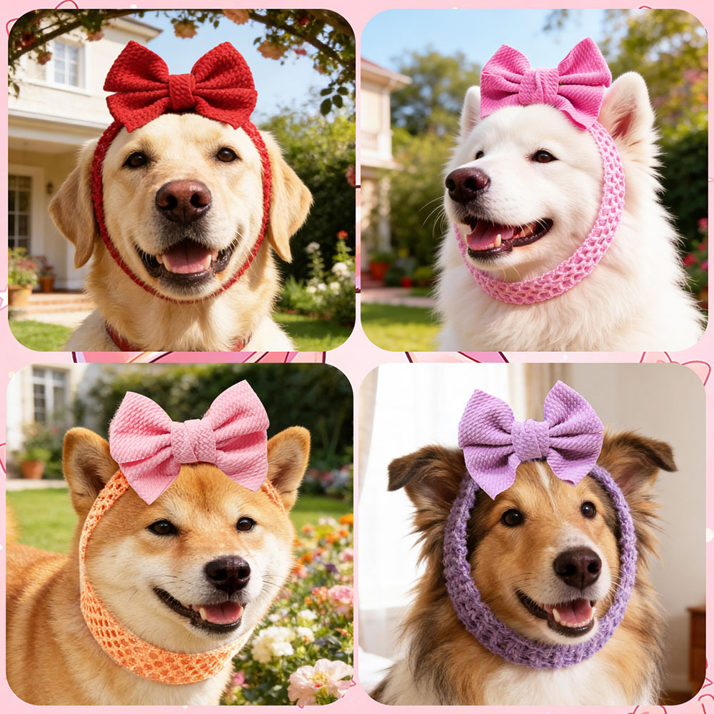 50PCS Pita Rambut Anjing Elast - Pet Supplies Wholesale ulasan dan harga